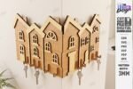 Conjunto de suportes de canto para chaves cortados a laser - Imagem 7