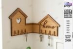 Conjunto de suportes de canto para chaves cortados a laser - Imagem 5
