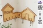 Conjunto de suportes de canto para chaves cortados a laser - Imagem 4