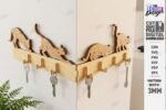 Conjunto de suportes de canto para chaves cortados a laser - Imagem 2