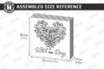 Conjunto de caixas para alianças de casamento cortadas a laser - Imagem 8