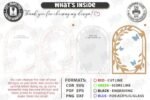 Placa de boas-vindas floral para casamento cortada a laser - Imagem 3