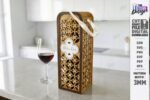 Conjunto de caixas de presente para garrafas de vinho cortadas a laser - Imagem 2