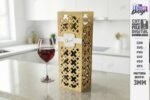 Conjunto de caixas de presente para garrafas de vinho cortadas a laser - Imagem 3