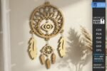 Conjunto de Apanhadores de Sonhos de Madeira Cortados a Laser - Imagem 2